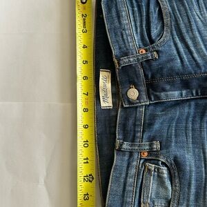 Madewell High Riser Skinny Dark Wash Jeans
